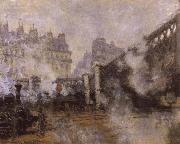Claude Monet Le Pont de l-Europe china oil painting artist
